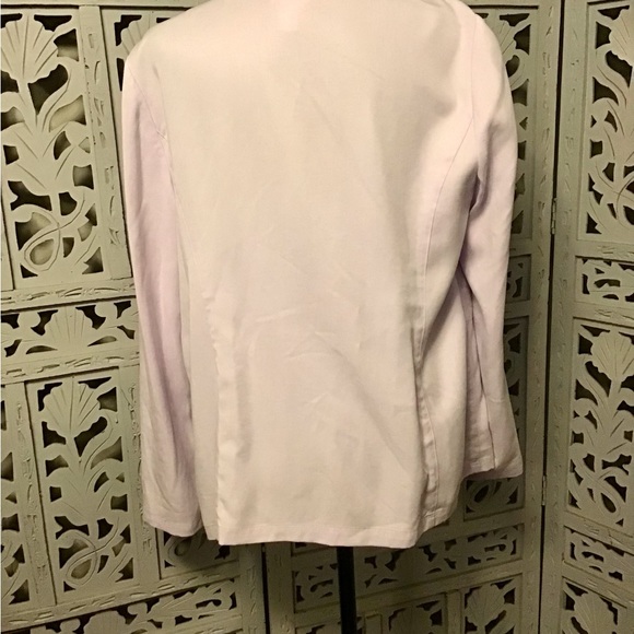 CHICOS PRETTY PALE LAVENDER PURPLE SUPER SOFT OPEN FRONT LONG SLEEVE JACKET - Picture 6 of 10